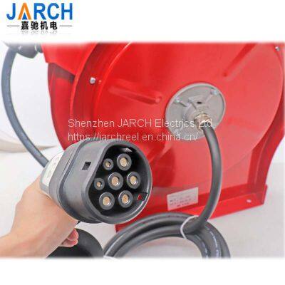 EV Electric Car Charging Cable Reel Drum for Sale photo-3
