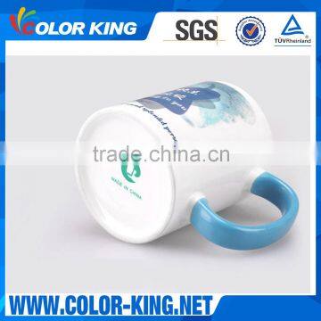 Manufacturer Wholesale Sublimation 11oz Top Grade Rim Colourful Mug photo-5