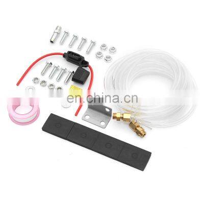 Truck Train Quad 4 Trumpet Air Horn Kit Black 170 PSI 12V 3Liters Compressor & House 150db