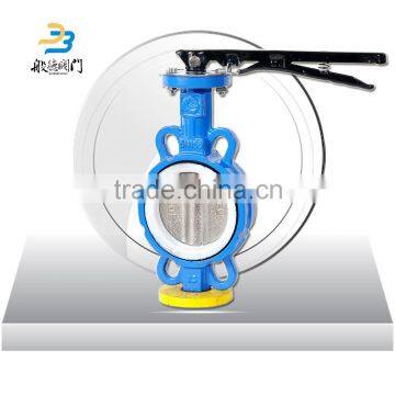 Center Lined Internal View Wafer Style Butterfly Valve photo-4