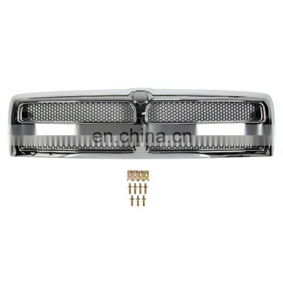 Front Chrome Grille for Dodge Ram 1500 2500 3500 1994-2002 CH1200178/ CH1200244/ 55076550AB