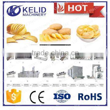 automatic low cost potato chips processing line