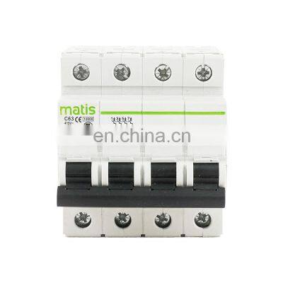 High Quality Safe Durable and Cheap Matis MM50H-4P 380V 50/60hz Small Smart Electrical Circuit Breakers photo-5