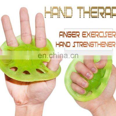 O Shape Silicone Grip Ring Hand Grip Strengthener Finger Exerciser Stealth Core Trainer Wrist Therapy Rehabilitation Training