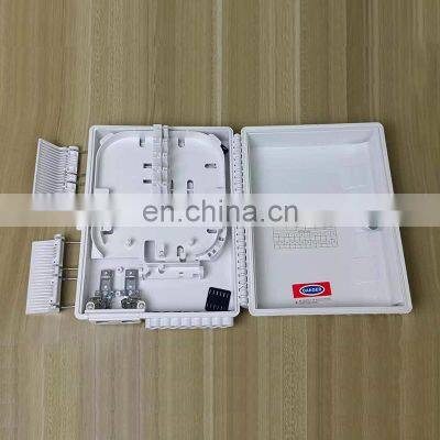 FTTH 4 8 12 16 24 Core Indoor Outdoor Fibre Steel Tube Type PLC Splitter Adapter Fiber Optic Termination Box