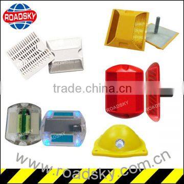 Red Single Side PMMA Safety Products Plastic Road Marker