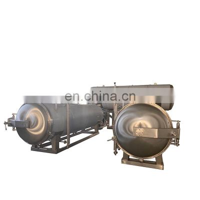 Steam Rotary retort machine for condensate milk