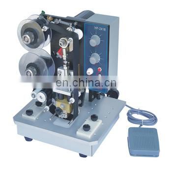 electric semi-automatic Date Coding Machine, hot stamping date coding machine