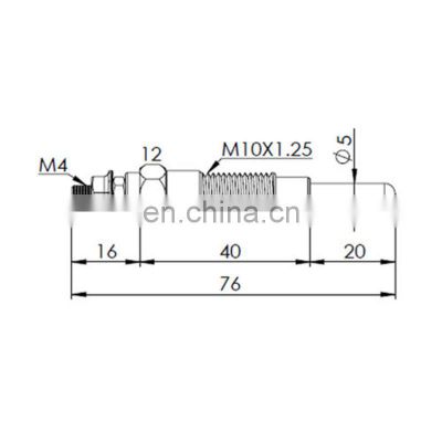 PN-120 Diesel Glow Plug 23 V  for Nissan K-QF21 CRGE23 KR160 SD22