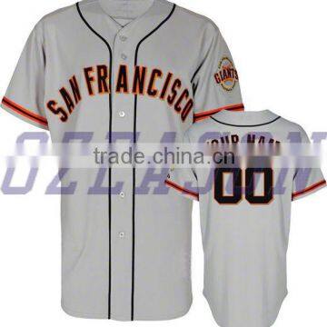 Blank Plain Baseball Jersey Sublimation/embroidered Custom Names and Numbers Wholesale photo-5