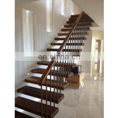 Manufacturer In China Modern Style Interior Staircase With Handrail Designs Stainless Steel Floating&Straight Stairs