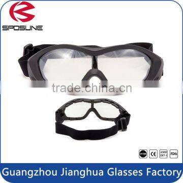 High quality full frame eyewear tactical safety goggles with price for eye protective