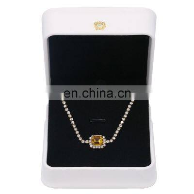 Supplier Promotion Rose Red Leather Boxes Jewelry Gift Box  Bangle Bracelet Pendant Packaging Box