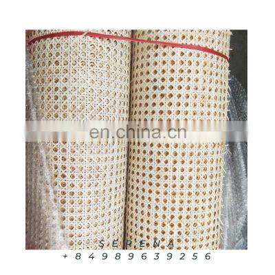 Natural rattan cane webbing 1/2 inch mesh / Close rattan webbing / Rattan webbing cane Vietnam Serena +84989638256