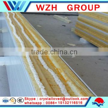 High quality wall rockwool sandwich panel from china supplier