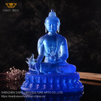 Factory Original Crystal Healthy Pharmacist Medicine Buddha Statues