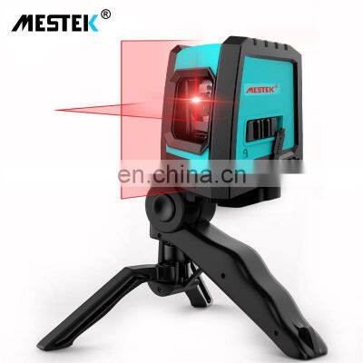 MESTEK Best Price 2 Lines Cross Line Self-leveling Line Rotary 360 Degree Red Beam Laser Level Meter New Laser Leveling photo-4