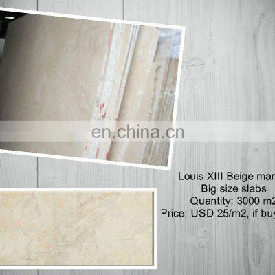 Louis XIII Beige Marble Slabs Beige Marble Panels