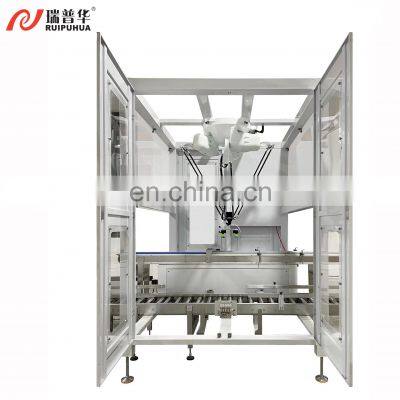 Automatic Robot Spider Arm Biscuits Cakes Tortilla/Pastry/Pancake/Pita Plastic Bag Case Carton Box Filling Packing Machine