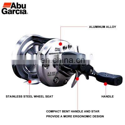 Abu Garcia AMBASSADEUR S AMBS-5500/5501 Centrifugal Braking System Round Reel Max Drag 5kg Drum Fishing Reels photo-3