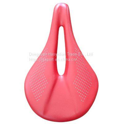 Carbon bike saddle graphite bicycle saddle OEM  custom logo factory hot selling wholesale cs143 red