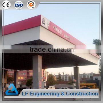 High Strength Steel Structure Gas Station With Easy Stallation