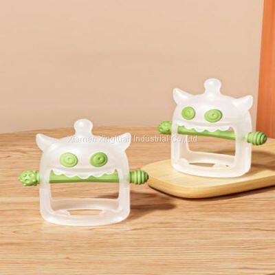 Small Mushrooms Soothe Tooth Glue Molar Stick Baby Silicone Toy Baby to Prevent Eating Hand Magic Bite Glue Can be Boiled photo-2