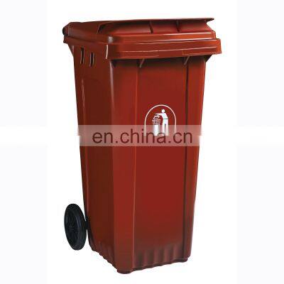 outdoor garbage can plastic bin 120l