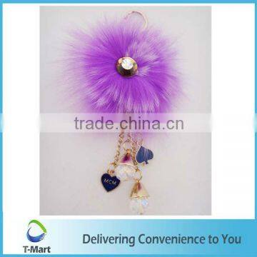 Purple Feather in Pendant for High-Heel, bags, clothings, belts and all decoration