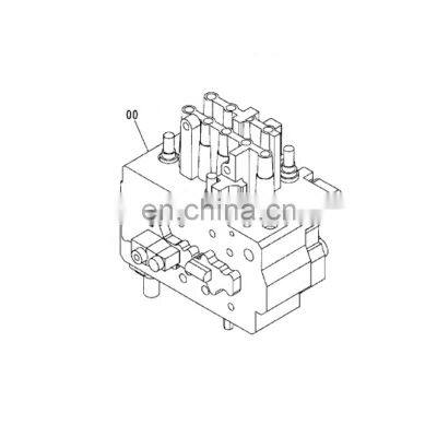 4429121 9201718 9207700 ZX125US Excavator Hydraulic Main Valve ZX110 Control Valve For Hitachi