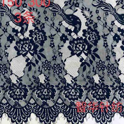 Eyelash Lace Fabric Floral Embroidered Lace Fabric for Clothes Wedding Dress Sewing Home Decor photo-2