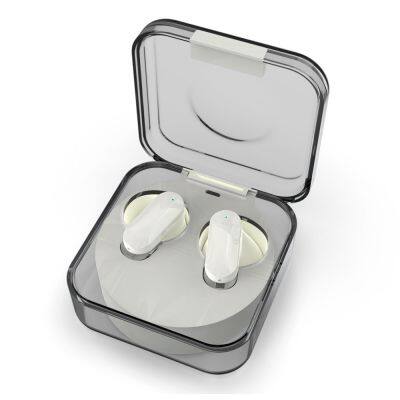 New Design TWS In-Ear Wireless Earbuds with LED Battery Indicator jl Chipset Bluetooth V5.3 Transparent Case