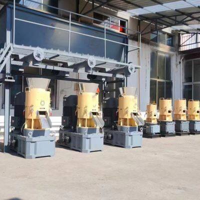 High-Efficiency 350-450kg/h Flat Die Biomass Pellet Machine photo-4