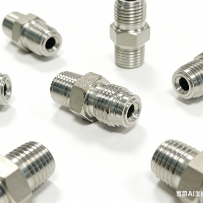 High-Pressure VCR Male to NPT Male Adapter 316L SS for Oil & Gas Applications