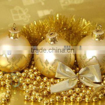 Customized Glass Christams Ball For Christms Tree Decorative