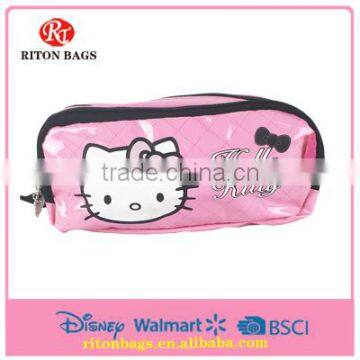 PU Leather Pencil Case With Two Compartments