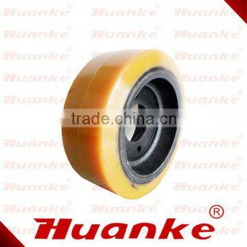 Forklift Parts 230*90mm Linde Drive Wheel With 5 Screw Holes