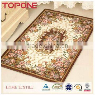 Household useful soft jacquard polyester quilted carpet