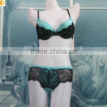 OEM service Sequins cool panty lace thong set