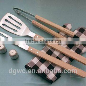 3pcs Stainless Steel Barbecue Tools With Alumium Case photo-6