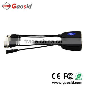 1 ch passive video and power supply balun for cctv camera