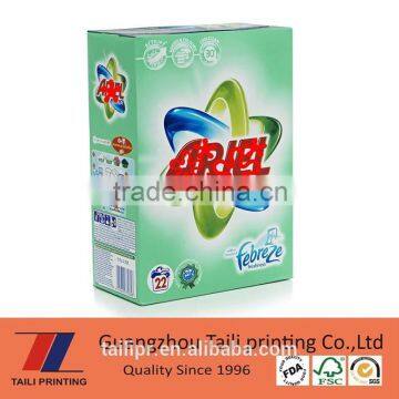 Custom Full Color Paper Detergent Powder Box Printing photo-3