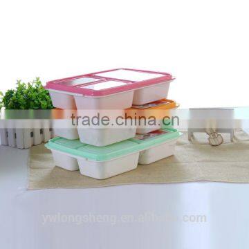 three dividers plastic lunch plate