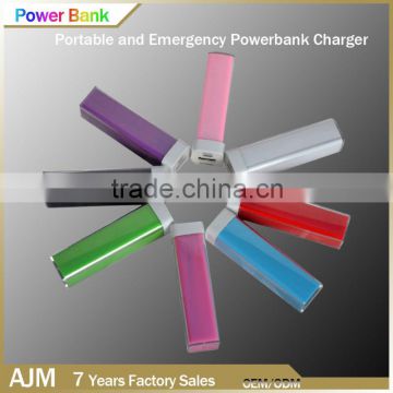 2600mah Promotional Perfume Power Bank portable phone charger multi battery 18650 kit