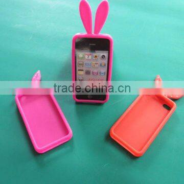 beautiful Silicone rabbit phone cases/animal soft phone cover