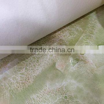 New Fashion Design ,PVC Shiny Glossy Leather With Chinese Printing Style for Ladies Handbags Usage Wallet and Notebooks Cover photo-5