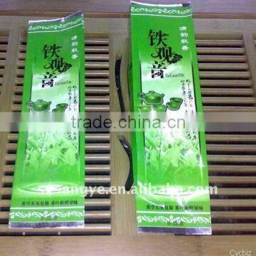 Back sealing side gusset tea packaging bag