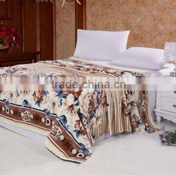 2013 full color printed blanket with 100% coral fleece material