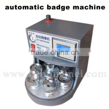 Automatic badge machine button pin maker