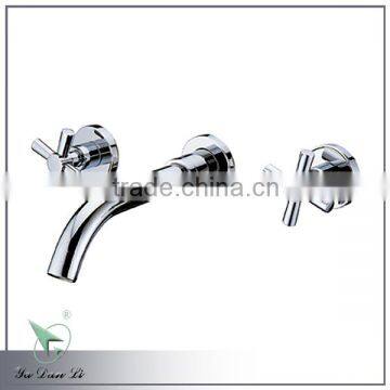 2 handl 8"widespread wall mount bathroom faucet with cross handle 8830B